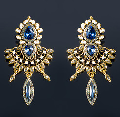 Image showing Pear Diamonds Earrings