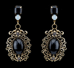 Image showing Pear Diamonds Earrings