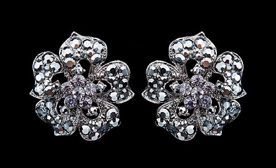 Image showing Pear Diamonds Earrings