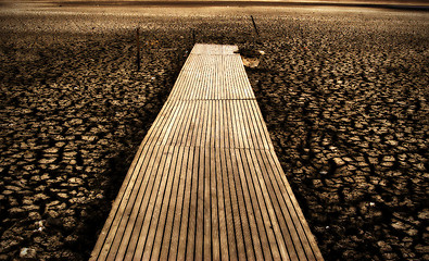 Image showing dry lake wendouree