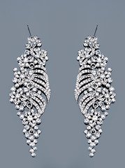 Image showing Pear Diamonds Earrings