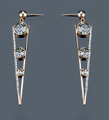 Image showing Pear Diamonds Earrings