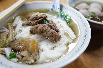 Image showing Beef noodle soup