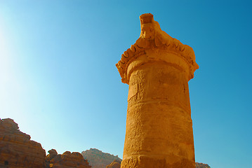 Image showing Roman columns in Petra, Jordan