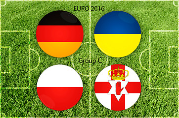 Image showing Euro cup group C