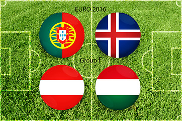 Image showing Euro cup group F