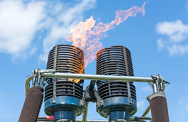 Image showing Hot Air Balloon burners.