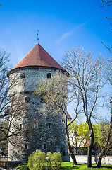 Image showing View of the Old Tallinn beautiful spring day