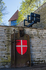 Image showing Danish King\'s Garden in Tallinn, spring view