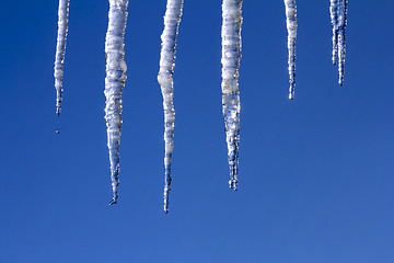 Image showing Icicles Melting 