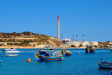 Image showing Scenery from Marsaxlokk, Malta