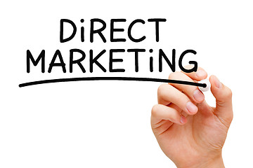 Image showing Direct Marketing Black Marker