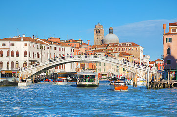 Image showing Overview of Grand Canal in Venice, Italy