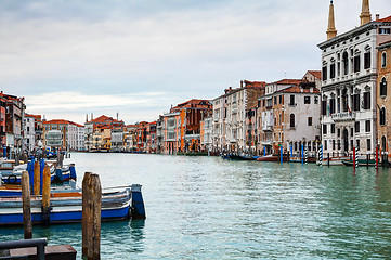 Image showing Overview of Grand Canal in Venice, Italy