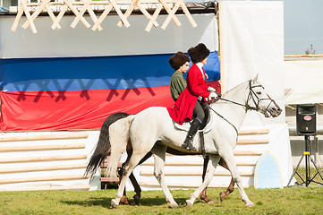 Image showing Show of Cossacks on horses. Tyumen. Russia