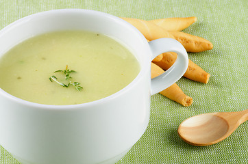 Image showing Cream Asparagus Soup