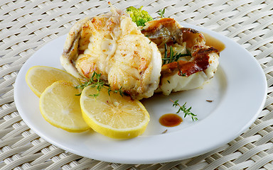 Image showing Roasted White Fish