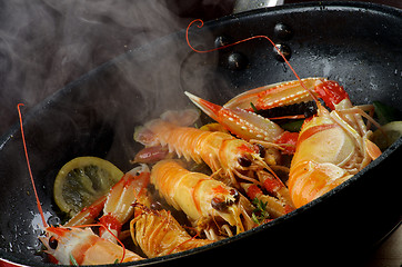 Image showing Delicious Grilled Langoustines