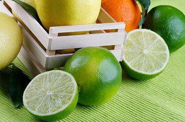 Image showing Various Citrus Fruits