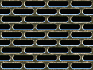 Image showing old metal grill