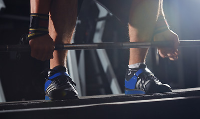 Image showing Weightlifting