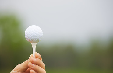 Image showing Golf ball