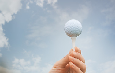 Image showing Golf ball