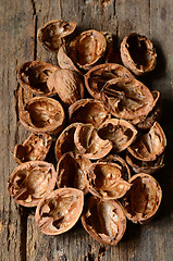 Image showing empty nuts shells 