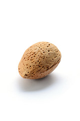 Image showing Raw almonds with shell