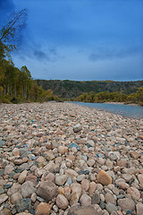 Image showing Autumn river photo