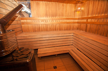 Image showing Finnish sauna photo