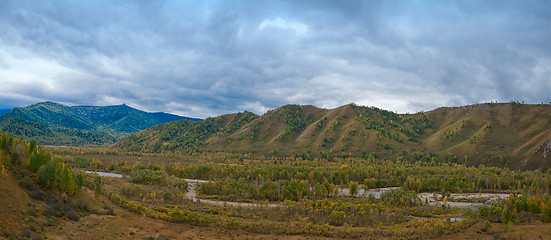 Image showing mountain  in autumn day