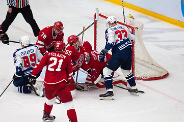 Image showing N. Dvurechensky (33) attack the gate