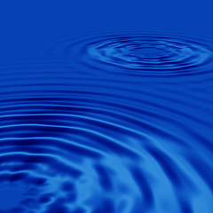 Image showing two water drops