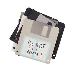 Image showing Floppy disk, data storage support 