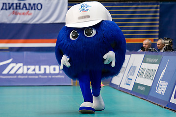 Image showing Mascot of Dynamo Moscow team walking