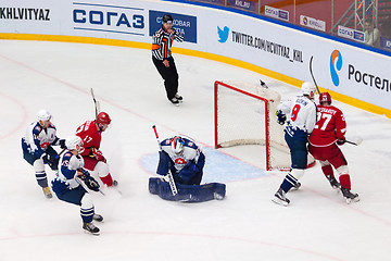 Image showing I. Proskuryakov (73) save the gate