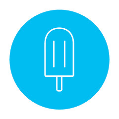 Image showing Popsicle line icon.