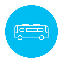 Image showing Bus line icon.