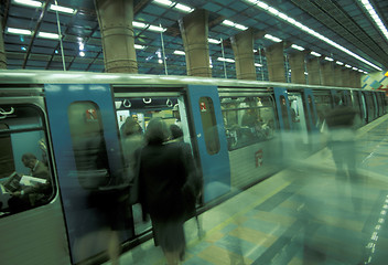 Image showing EUROPE PORTUGAL LISBON METRO STATION