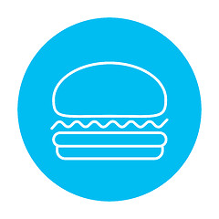 Image showing Hamburger line icon.