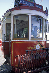 Image showing EUROPE PORTUGAL LISBON TRANSPORT FUNICULAR TRAIN