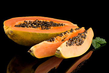 Image showing Fresh and tasty papaya