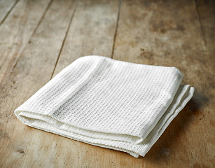 Image showing white cotton towel