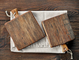 Image showing two wooden cutting boards