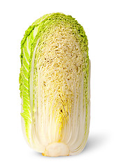 Image showing Half head of cabbage Chinese cabbage