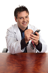 Image showing Doctor with PDA