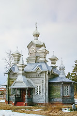 Image showing Old Wooden Church