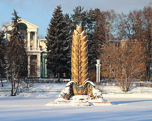 Image showing fountain spike of grain