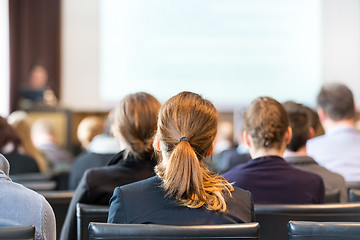 Image showing Audience in the lecture hall.